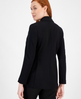 Women's Compression Notched Collar Blazer