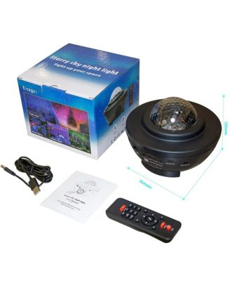 Star Projector Galaxy Light Multiple Colors with Remote & Bluetooth Speaker