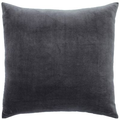 Aladdin Front and Back Solid Velvet Throw Pillow Covers, 22"x 22", Set of 2