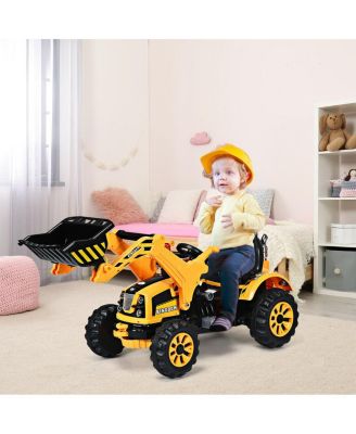 Kids Ride On Excavator Truck With Front Loader Digger