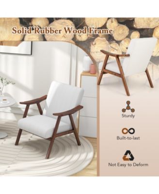 Modern Accent Chair Leisure Armchair with Felt Pads