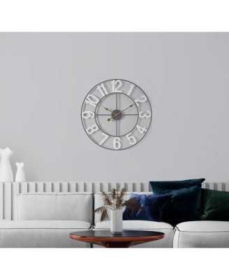 Large Wall Clock for Living Room Decor - Numeral Wall Clock for Kitchen Wall Clock Decorative