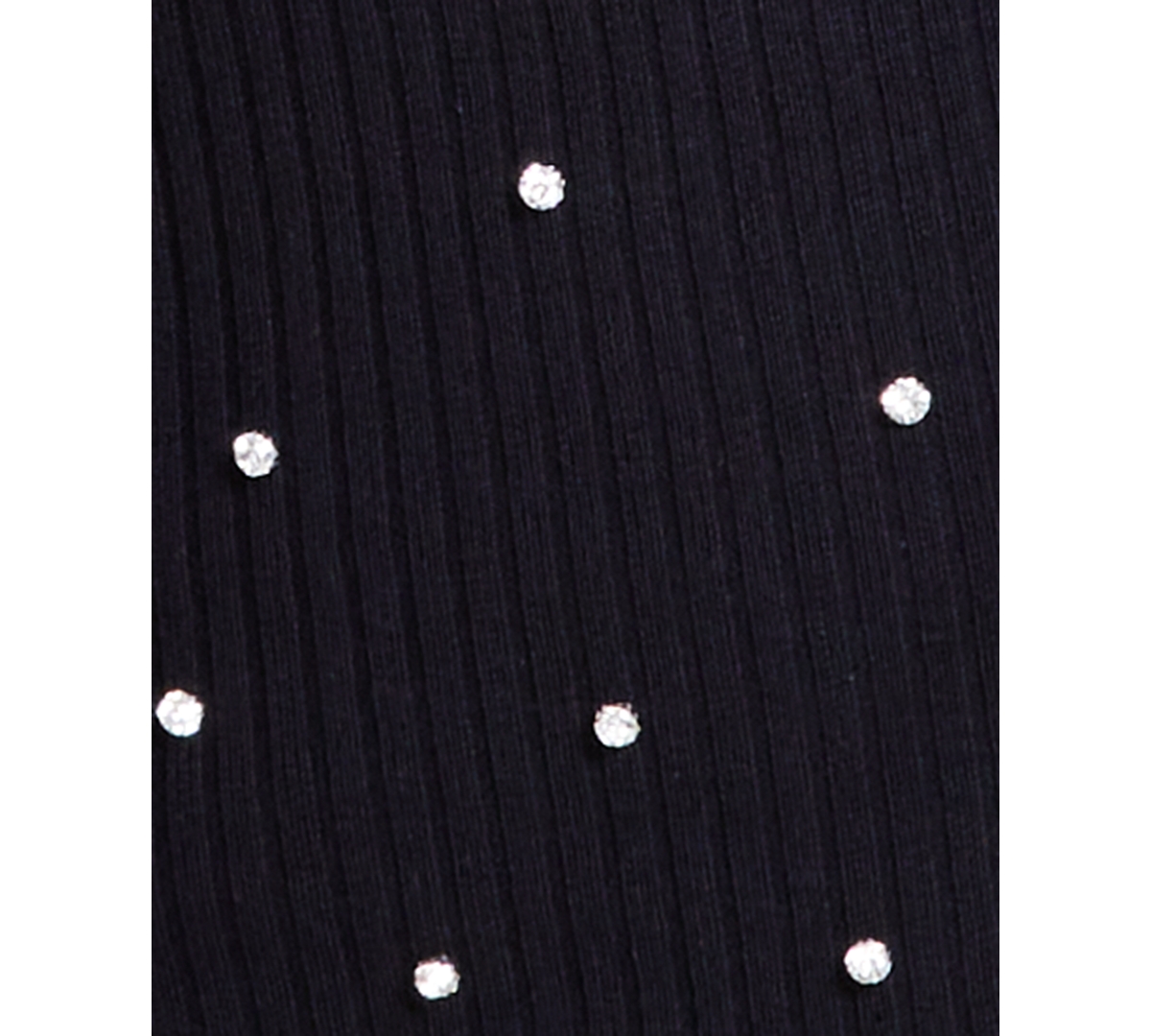 Nina Parker Trendy Plus Size Embellished Rib-Knit Tank