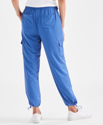 Women's Cropped Utility Cargo Pants, Created for Macy's