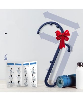 Back and Neck Massager - Trigger Point Massage Tools for Pain Relief and Self Massage Hook Therapy Handheld Back Neck Shoulder Massager