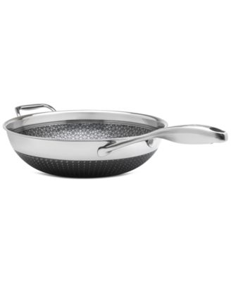 DiamondClad Stainless Steel Aluminum Core 12" Hybrid Wok