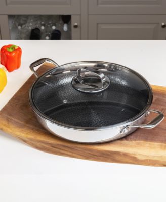 DiamondClad by 14" Hybrid Nonstick Everything Frying Pan & Lid