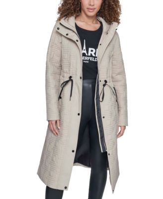 Women's Hooded Quilted Anorak Coat, Created for Macy's