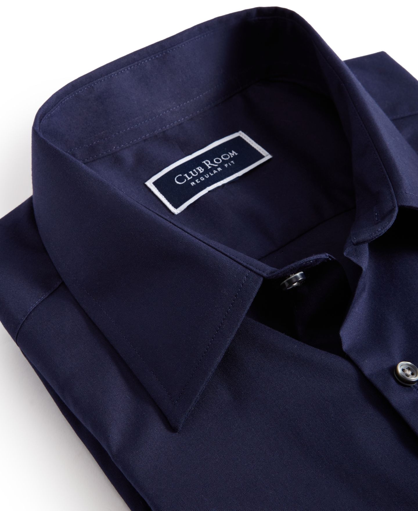 Мужская рубашка Club Room Regular-Fit Dress Shirt, цвет: Синий — фото 2