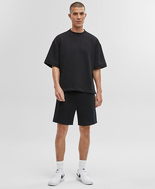 alfani Mode of One Men's Regular-Fit Short-Sleeve Sweatshirt & Pull-On Track Shorts Created for Macy's Men's Fashion & Accessories