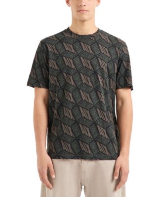 A|X Armani Exchange - Men's Short Sleeve Crewneck 3D Graphic T-Shirt