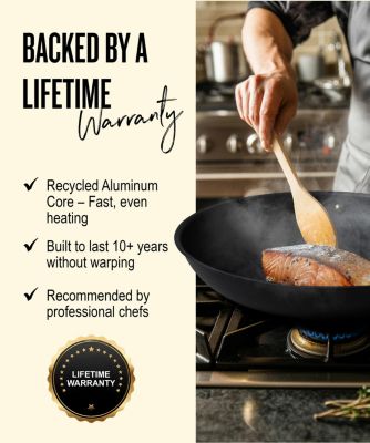 Carbon Steel 2-Piece Set - Pre-Seasoned, Oven Safe, Frying Pan