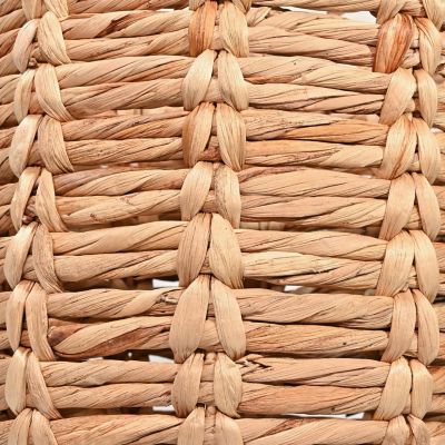Jonathan Y Laurel 19.49" Bohemian Hand-Woven Abaca Hamper Basket with Handles