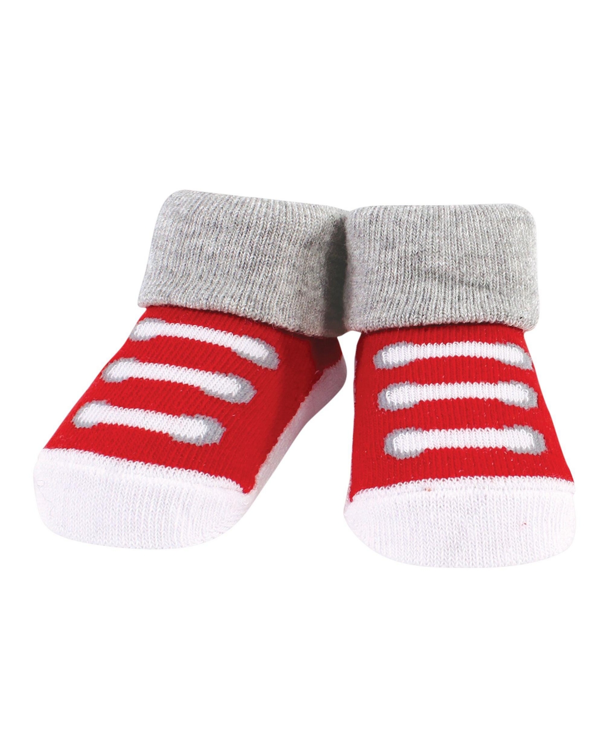 Hudson Baby Infant Boy Cotton Bib and Sock Set, One Size - Pizza