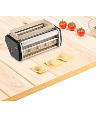 3 Pc Pasta Machine with Spaghetti/Fettuccine and Ravioli Attachments
