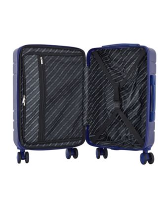 Saint Martin 4 Piece Hardside Luggage Set 4in1 CUP/USB/USB-C/PHONE HOLDER 