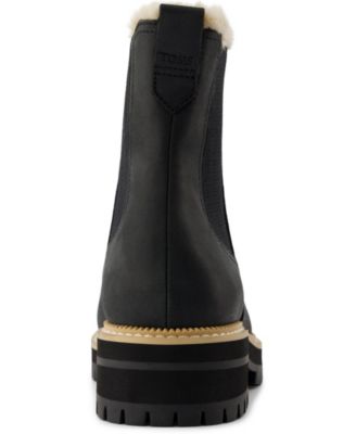 Women's Bennet Faux Fur Chelsea Lug Booties