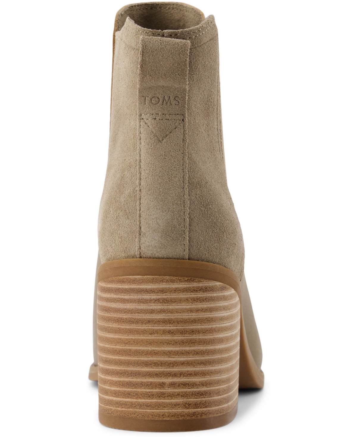 TOMS WOMEN'S EVELYN CHELSEA PULL-ON BLOCK HEEL BOOTIES 