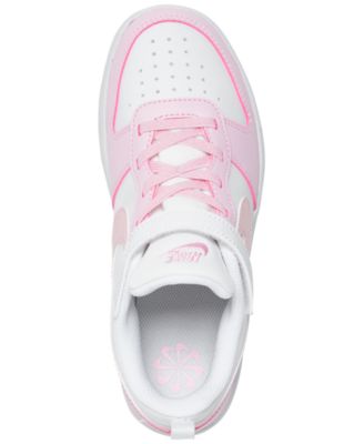 Little Girls Court Borough Low Recraft Adjustable Strap Casual Sneakers from Finish Line
