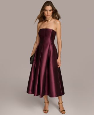 Macy's strapless dress hotsell