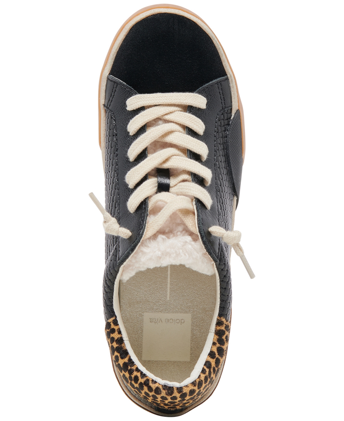 Dolce Vita Women's Zina Plush Lace-Up Sneakers