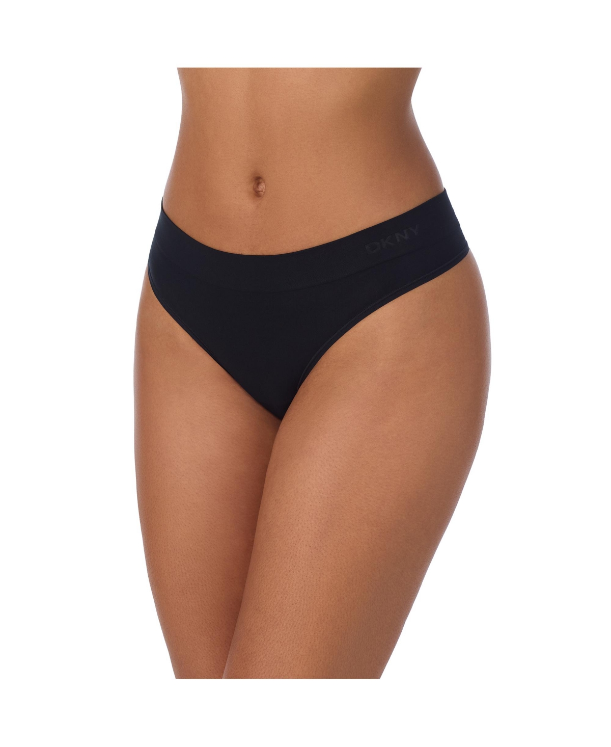 Dkny Litewear Active Comfort Hipster Panties In Black