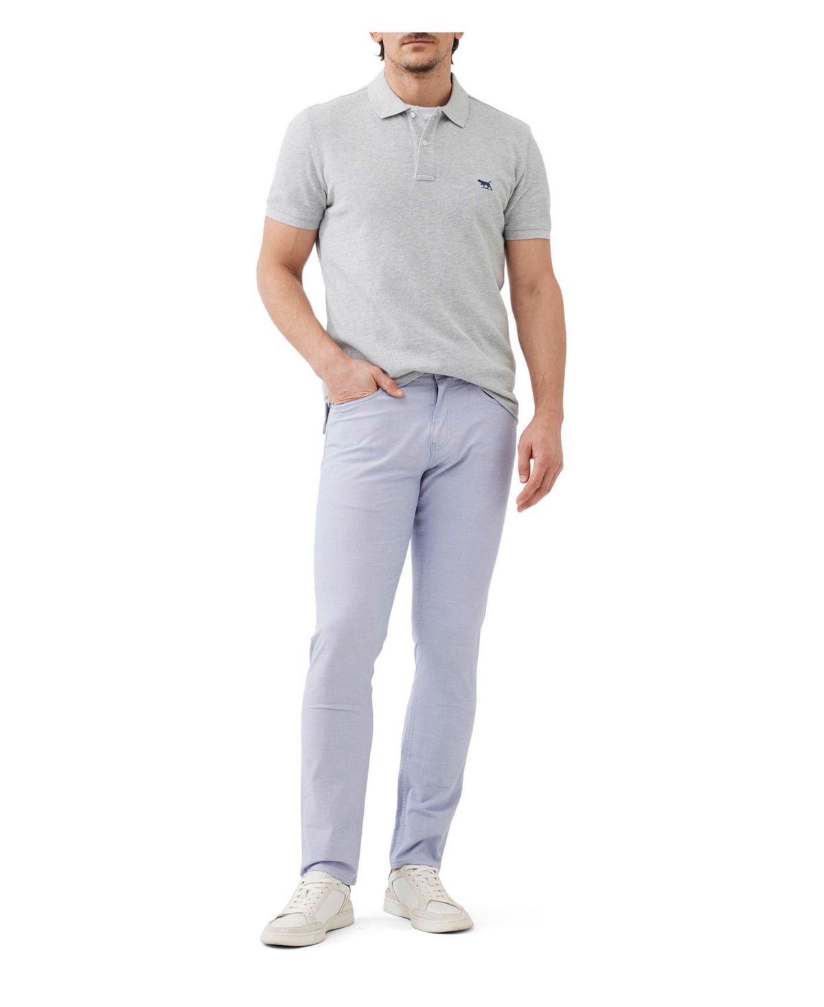 Rodd & Gunn Men's The Gunn Sports Fit Short Sleeve Polo In Gray