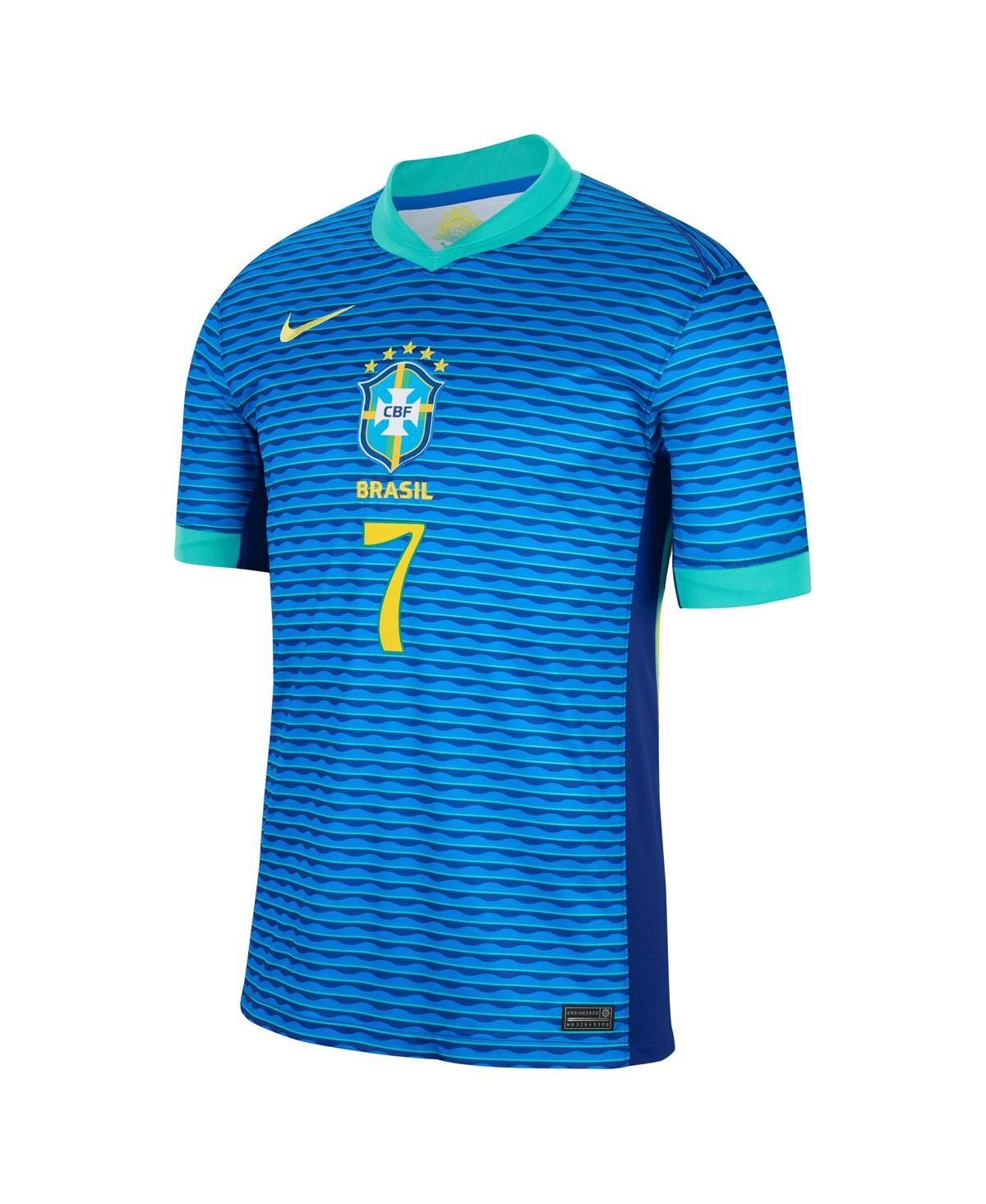 Nike Men's Vini Jr.Brazil National Team 2024 Away Replica Jersey - Blue