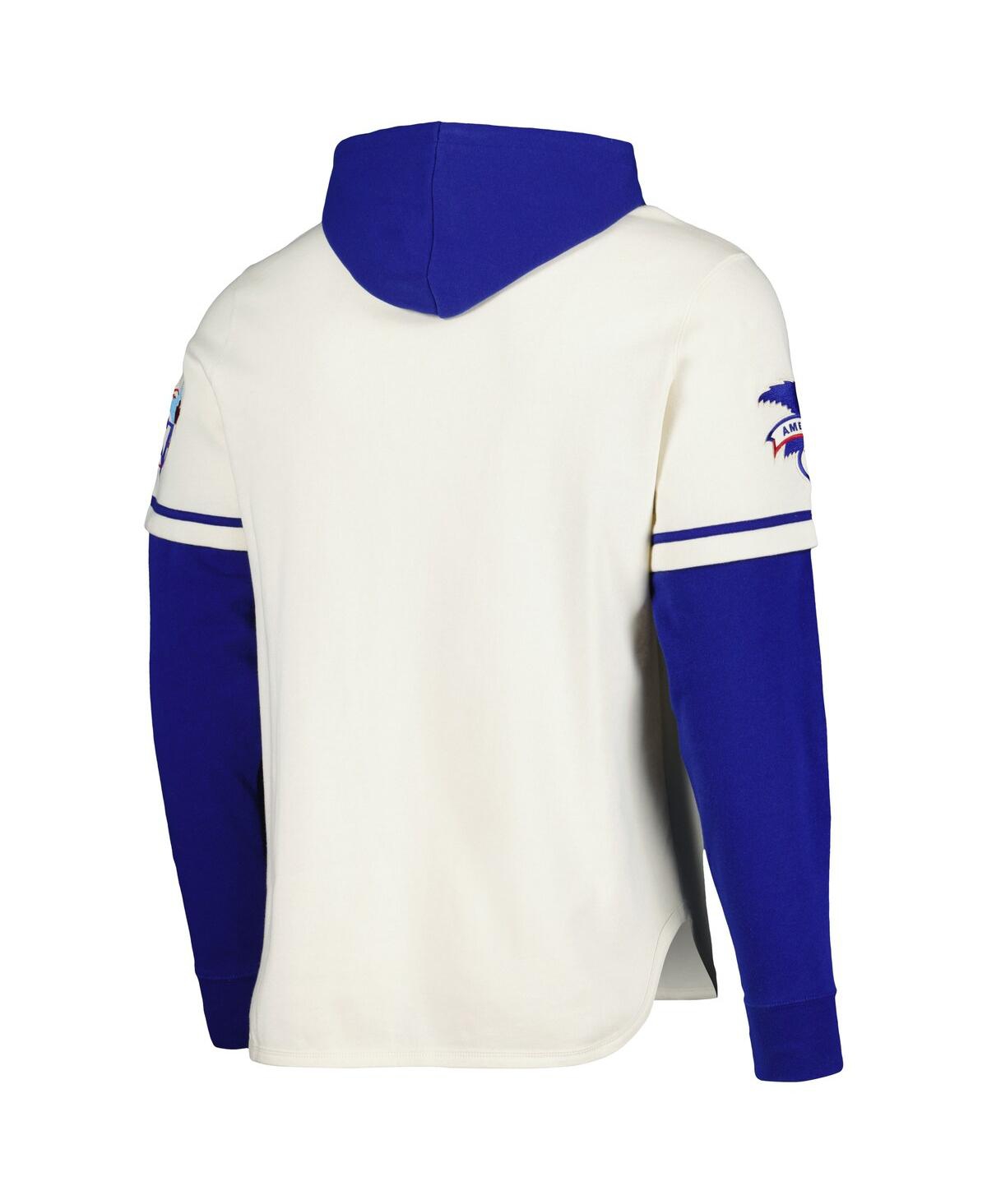 '47 Brand Men'sToronto Blue Jays Trifecta Shortstop Pullover Hoodie - Cream