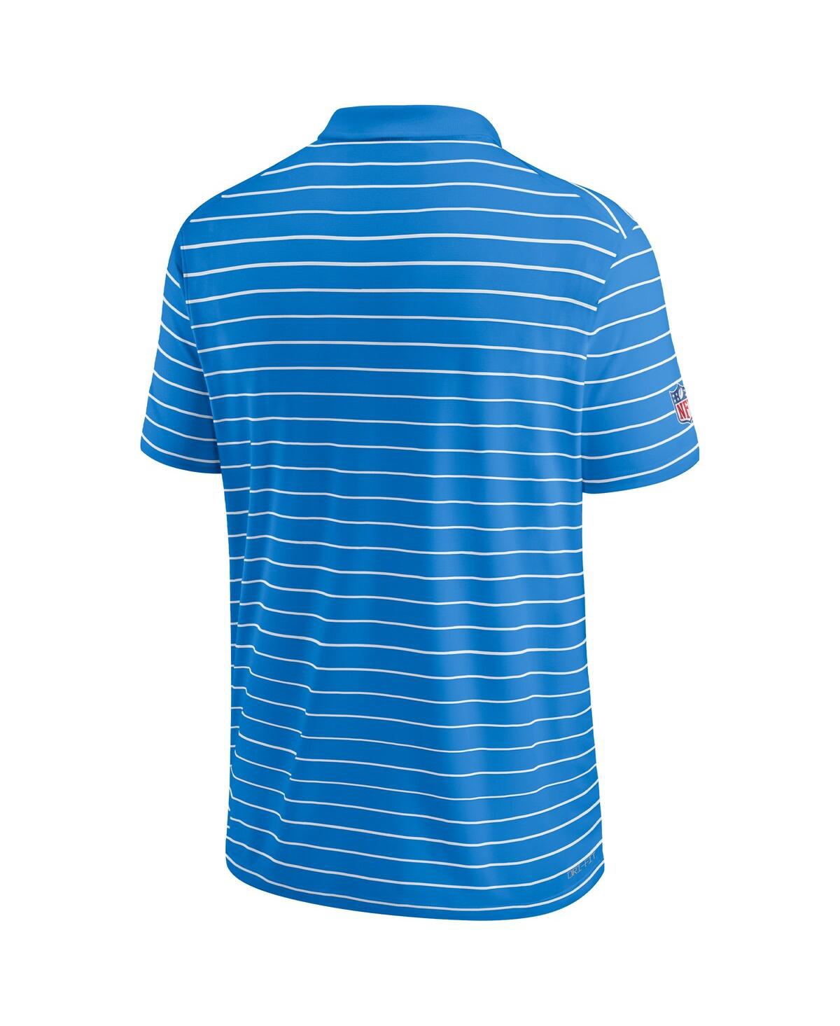 Nike Men'sLos Angeles Chargers Sideline Lock Up Victory Performance Polo - Powder Blue, White