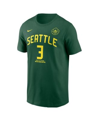 Men's and Women's Nneka Ogwumike Green Seattle Storm Explorer Edition Name Number T-Shirt