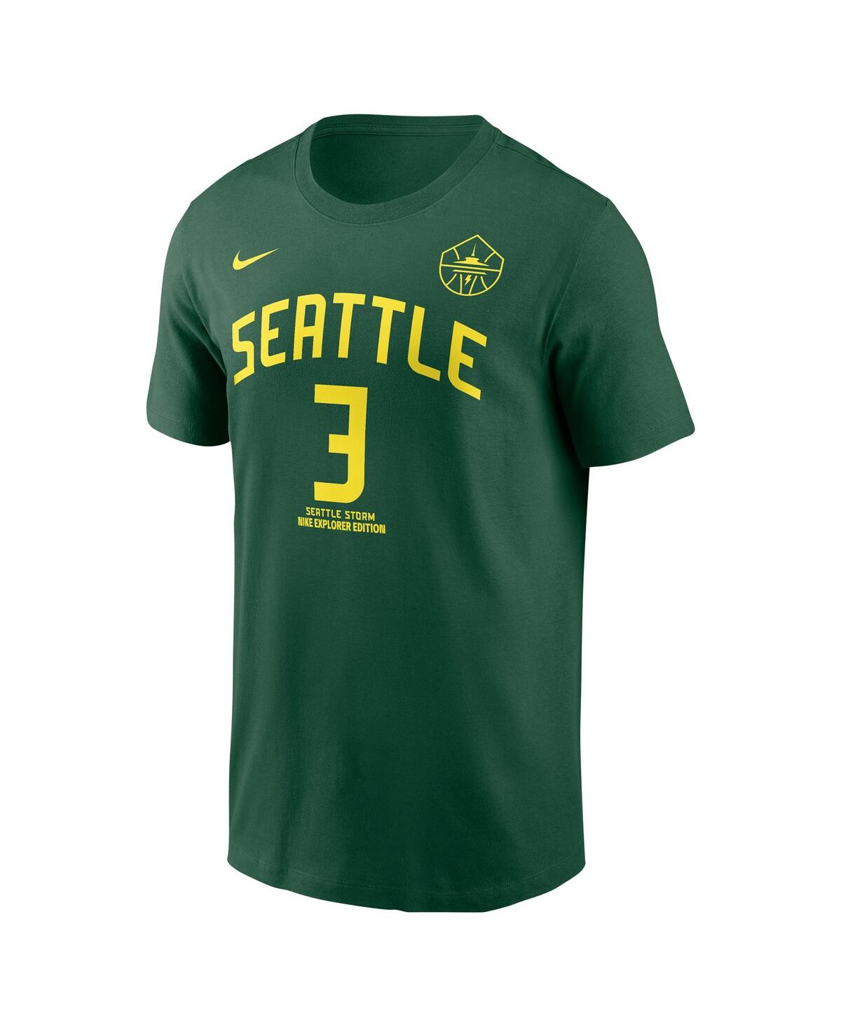 Nike Men's And Women's Nneka Ogwumike Green Seattle Storm Explorer Edition Name Number T-shirt In Green