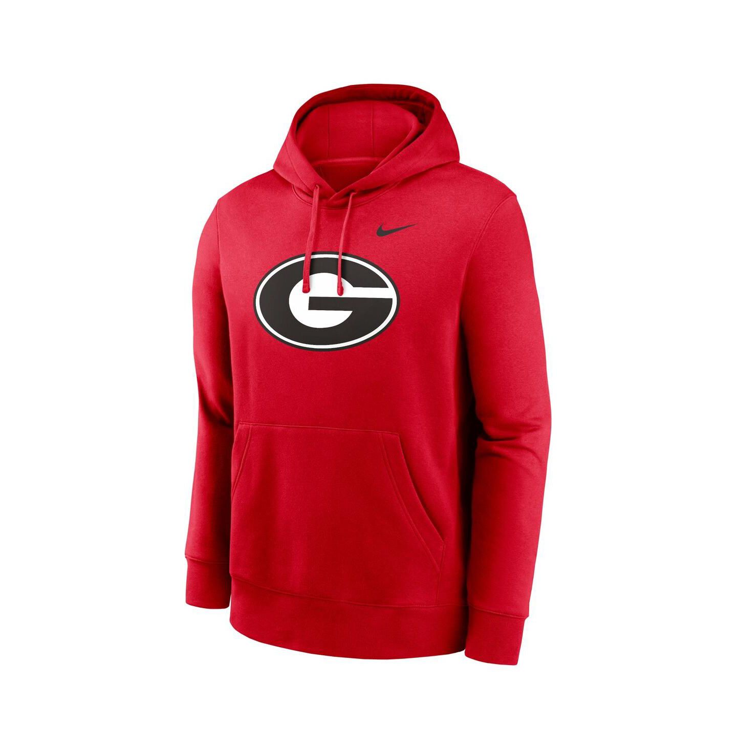 Мужское худи Nike Red Georgia Bulldogs Primetime Evergreen Club Fleece Pullover — фото 3