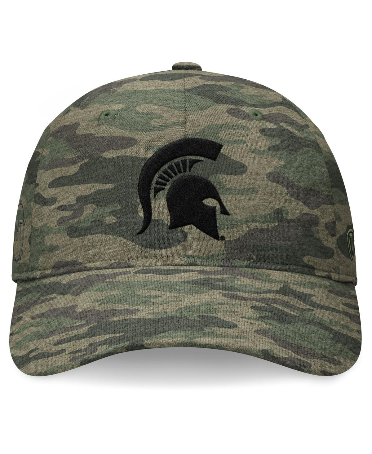 Top of the World Men'sMichigan State Spartans Oht Military Appreciation Hound Adjustable Hat - Camo