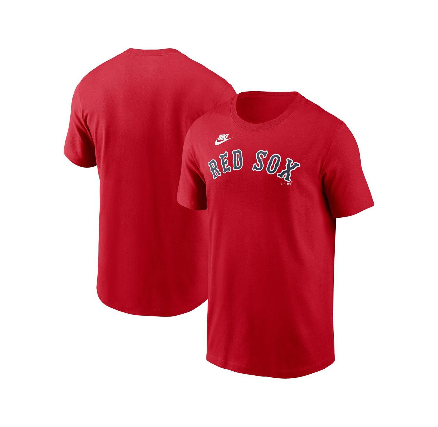 Men's Red Boston Red Sox Cooperstown Wordmark T-Shirt
