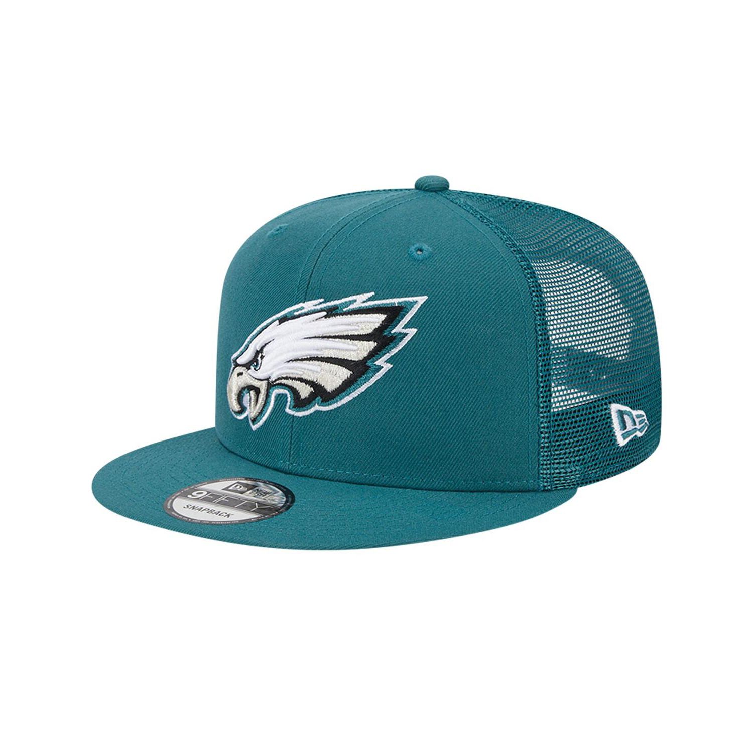 Men's Midnight Green Philadelphia Eagles Main Trucker 9FIFTY Snapback Hat