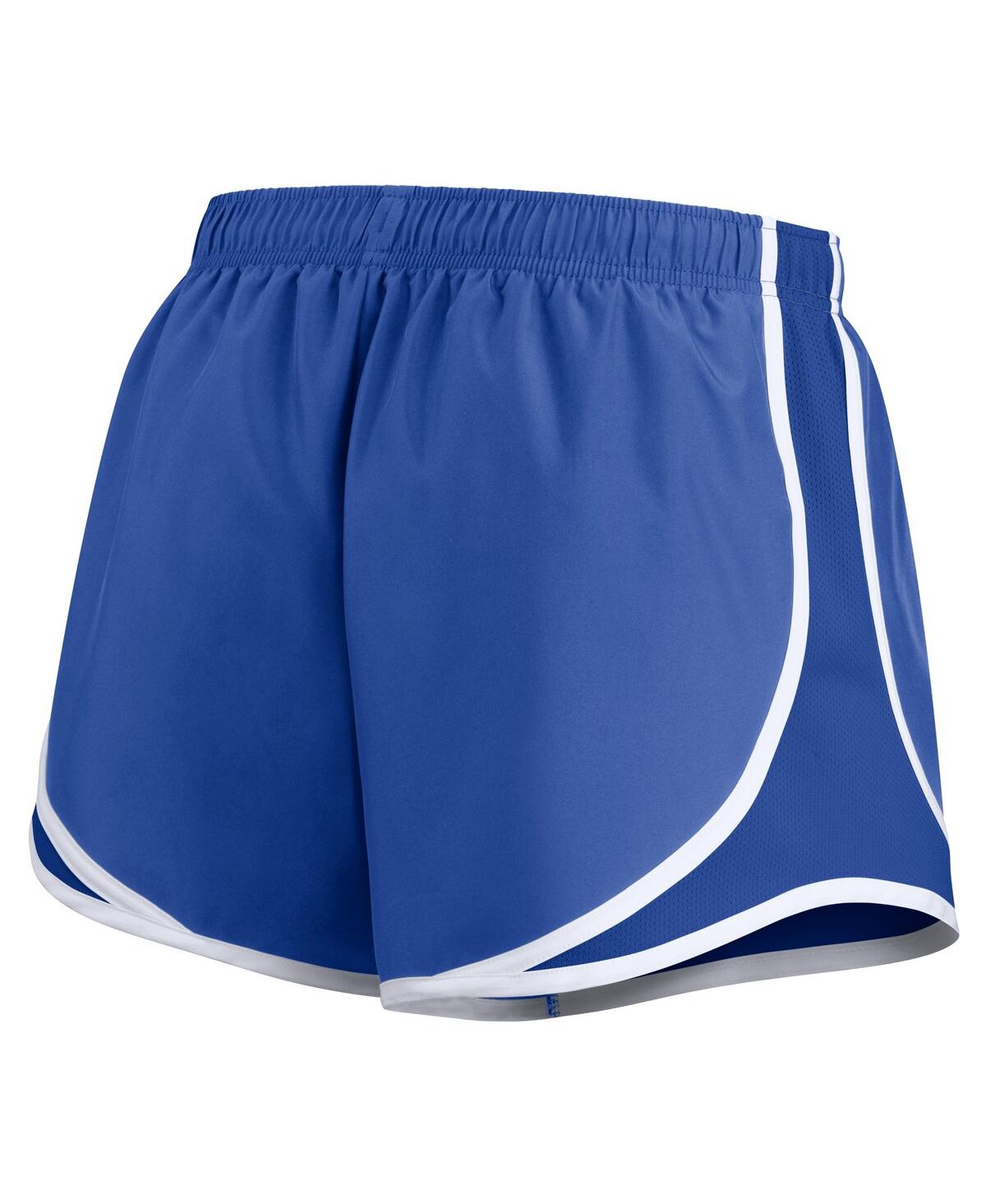 Nike Royal Duke Blue Devils Team Tempo Performance Shorts In Royal,white