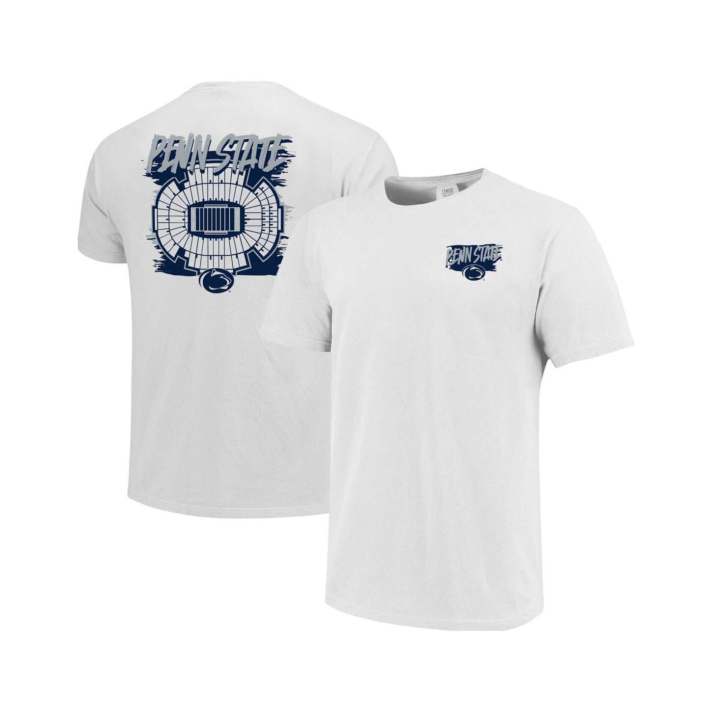 Футболка Image One White Penn State Nittany Lions Hyper Local Stadium Gameday Seating — фото 1