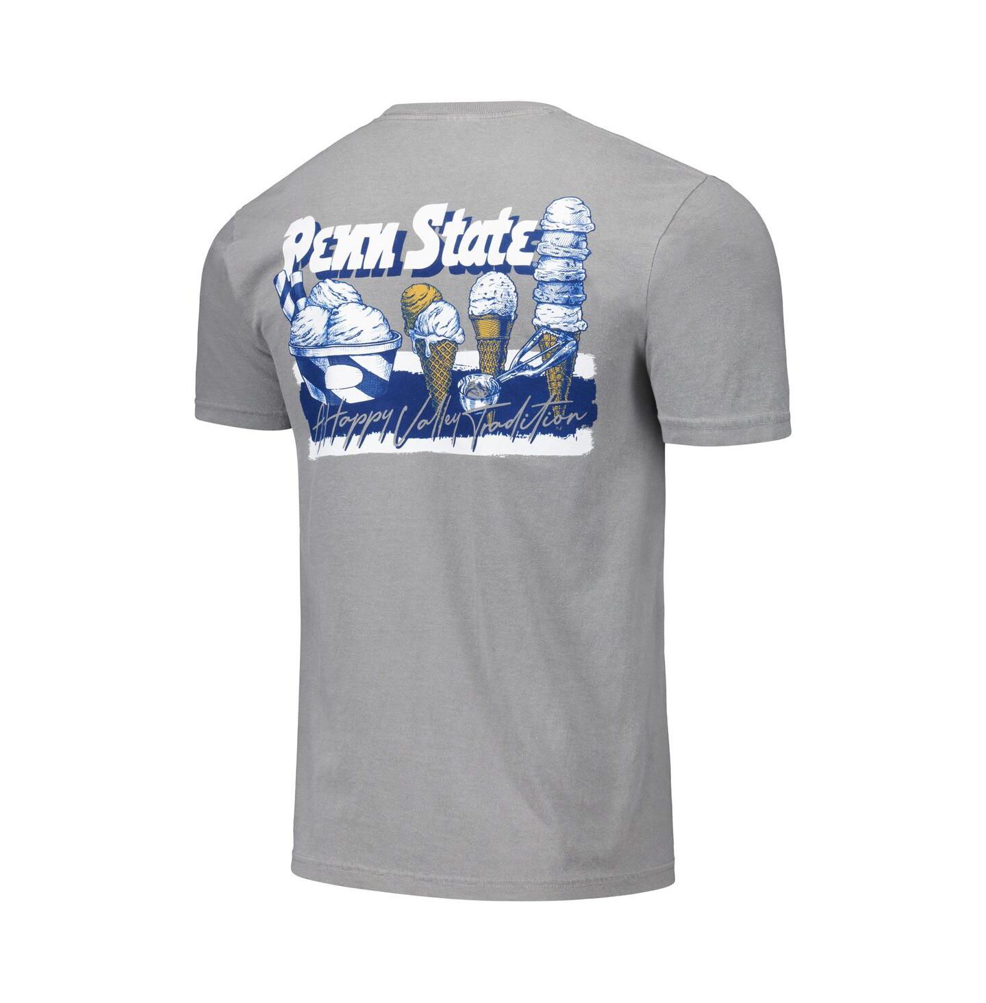 Футболка Image One Gray Penn State Nittany Lions Hyper Local Creamery Checkerboard — фото 2