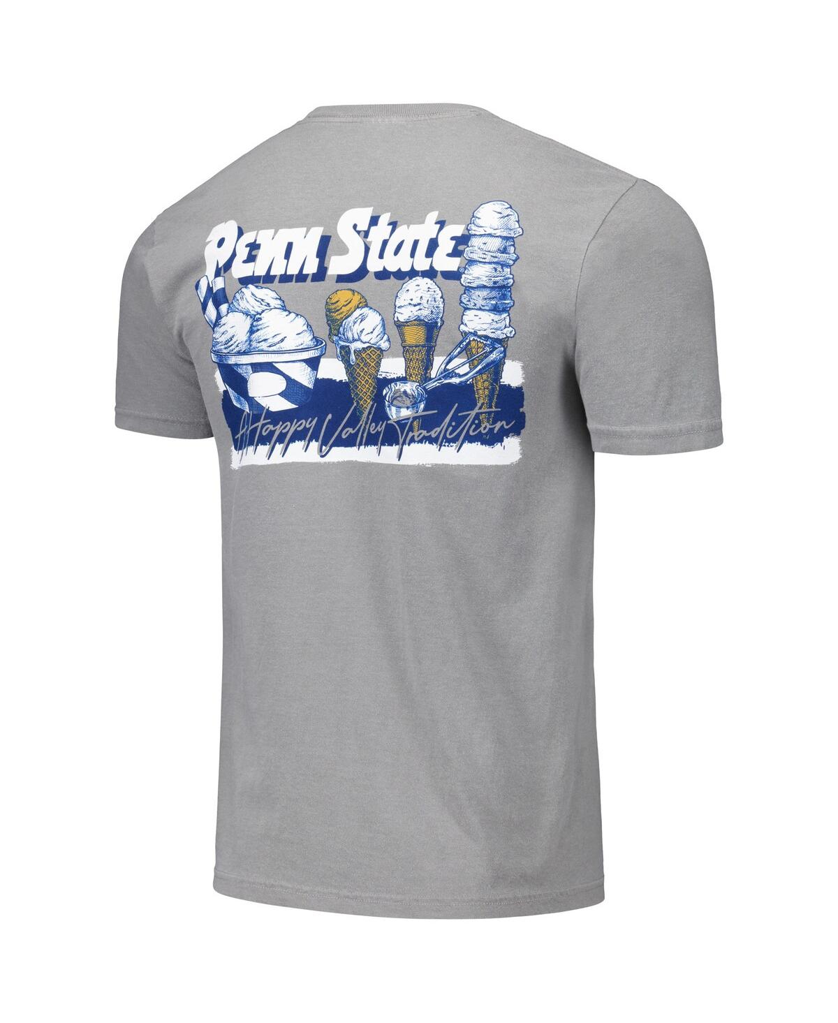 Image One Men's And Women's Gray Penn State Nittany Lions Hyper Local Creamery Checkerboard T-shirt In Gray