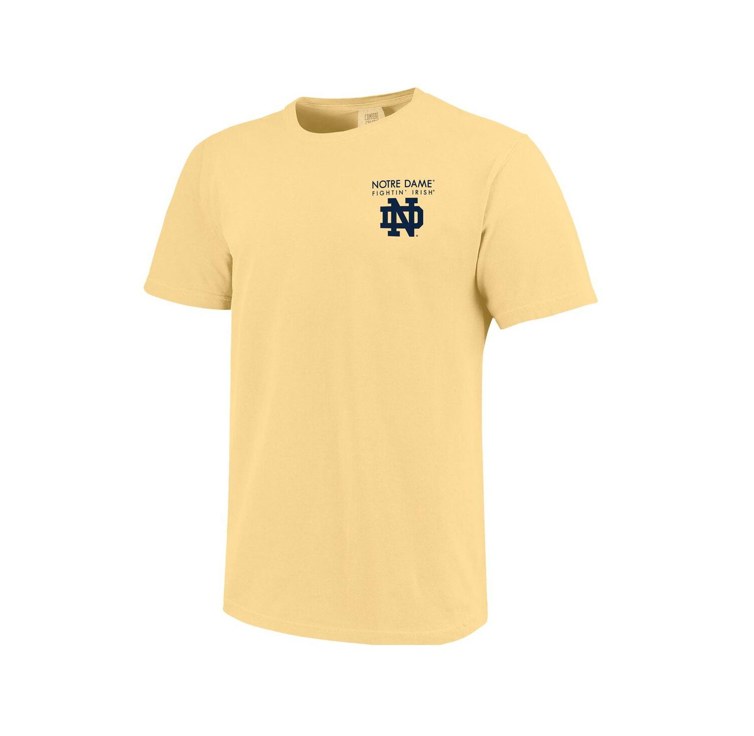 Men's and Women's Gold Notre Dame Fighting Irish Scenic Comfort Colors T-Shirt