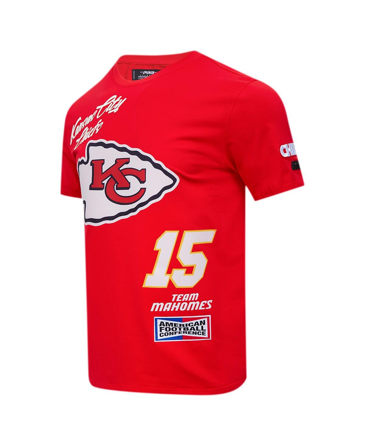 Pro Standard Men's Patrick Mahomes Red Kansas City Chiefs Fast Lane Name Number Player T-shirt In Red
