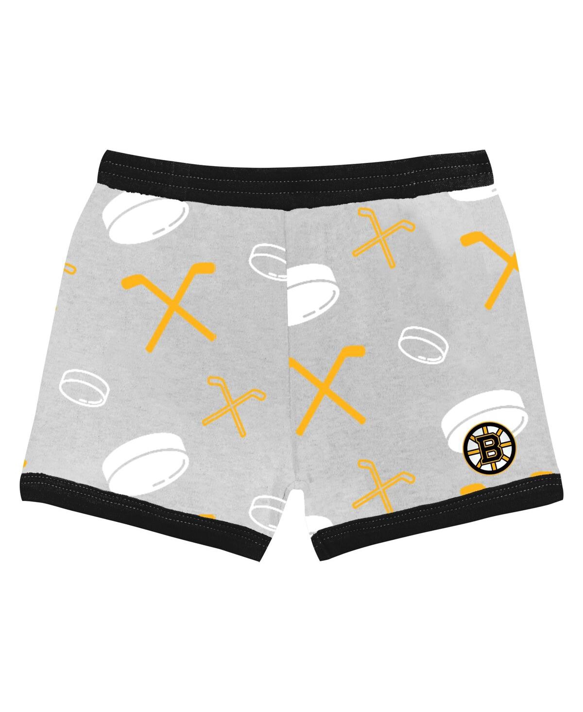 Outerstuff Toddler Boston Bruins Disney Rookie Year T-shirt Shorts Set In Black