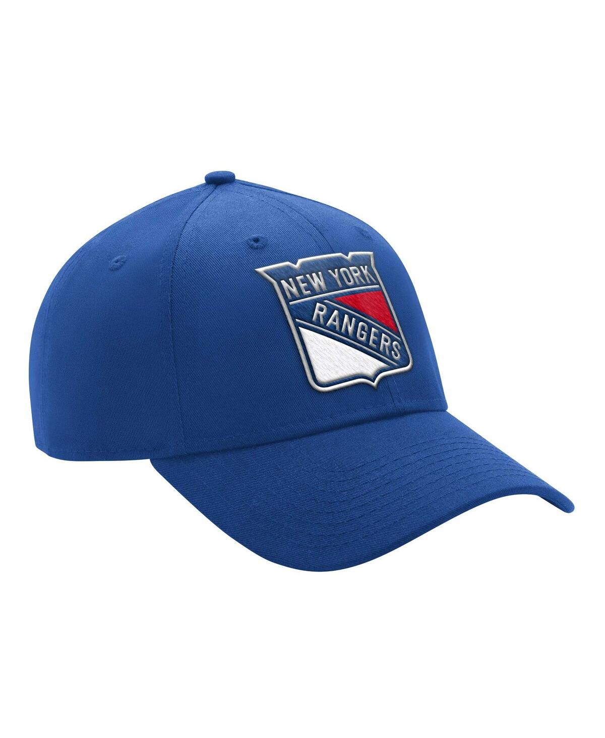 Men's Blue New York Rangers Primary Logo Adjustable Hat - Blue