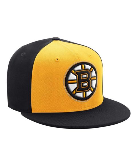 Мужская кепка Starter Black/Gold Boston Bruins Primary Logo Two-Tone Adjustable Hat