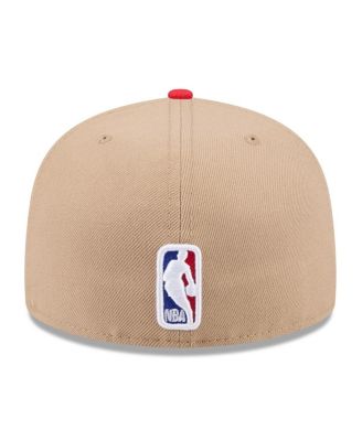 Men's Tan/Red Atlanta Hawks 2024 NBA Draft 59FIFTY Hat