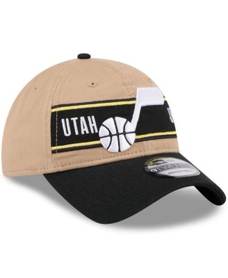 Men's Tan/Black Utah Jazz 2024 NBA Draft 9TWENTY Adjustable Hat