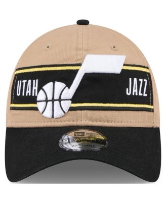 Men's Tan/Black Utah Jazz 2024 NBA Draft 9TWENTY Adjustable Hat