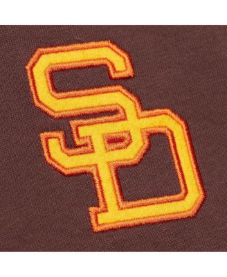 Men's Tony Gwynn Brown San Diego Padres Cooperstown Collection Heavyweight Premium Player vintage-like Logo T-Shirt