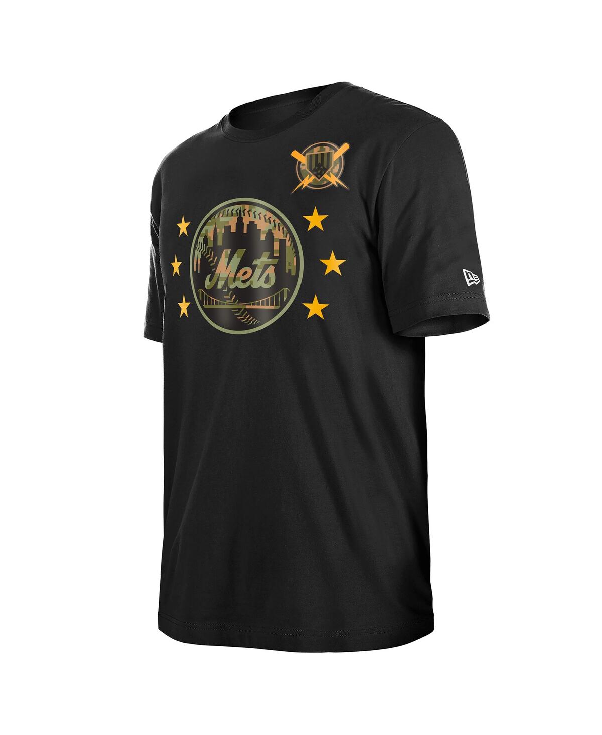 NEW ERA MEN'S BLACK NEW YORK METS 2024-ARMED FORCES DAY T-SHIRT 